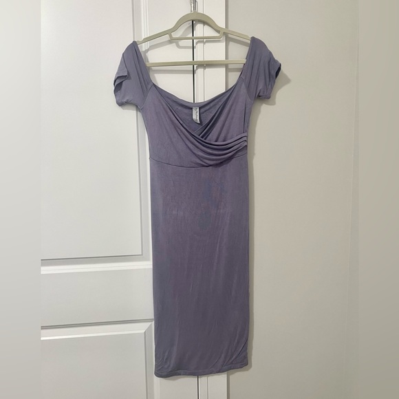 Sexy Mama Maternity off shoulders dress size 2 - Picture 2 of 8